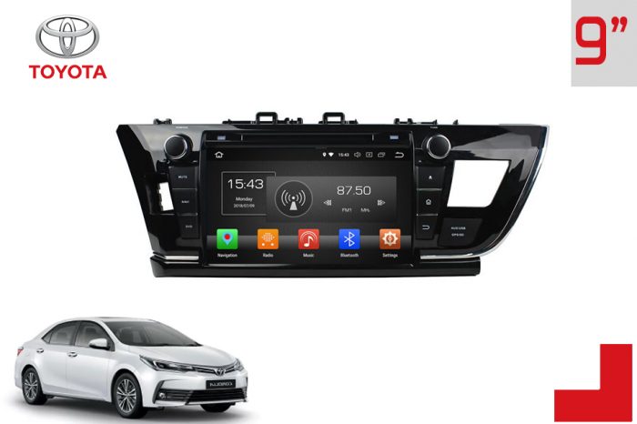 مانیتور فابریک تویوتا کرولا